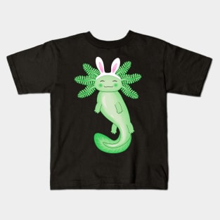 Green Axolotl Kids T-Shirt